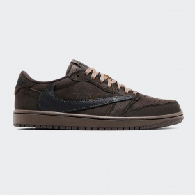 Air Jordan 1 Low Travis Scott Dark Mocha Velvet Brown