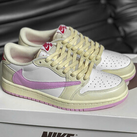 Air Jordan 1 Low Travis Scott Muslin Shypink