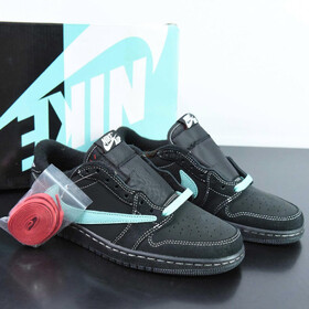 Air Jordan 1 Low Travis Scott Tiffany Phantom Custom
