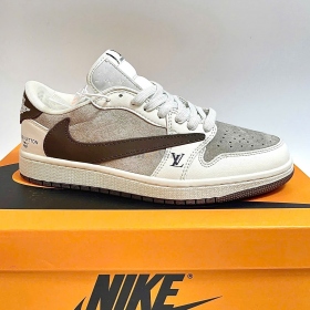 Air Jordan 1 Low Travis Scott x LV Cream Coffee