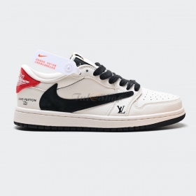 Air Jordan 1 Low Travis Scott x LV Off White Black Red