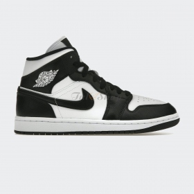 Air Jordan 1 Mid Panda White Black