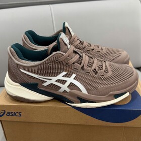 Asics Court FF 3 Novak Taupe Grey/ White