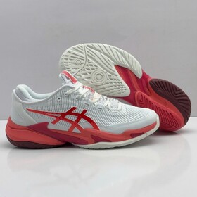 Asics Court FF 3 Novak White Electric Red