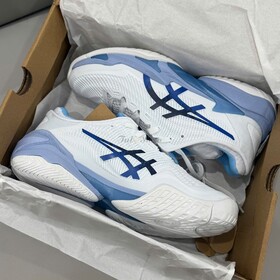 Asics Court FF 3 Novak White Tuna Blue