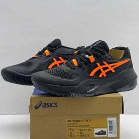 Asics Gel Resolution X Black/Shocking Orange