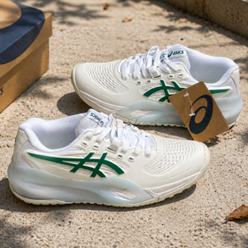 Asics Gel Resolution X White Pitch Green