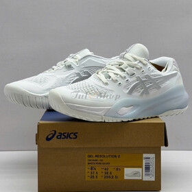 Asics Gel Resolution X White/Pure Silver