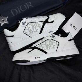 Dior B27 Low-Top Oblique Galaxy White Black Best