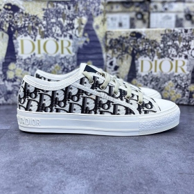 Dior B56 White Pattern Logo Black