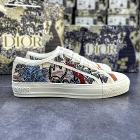 Dior B56 White Pattern Stork Multi Color