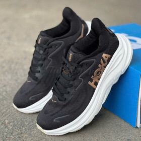 Hoka Clifton 10 Black Rose Gold