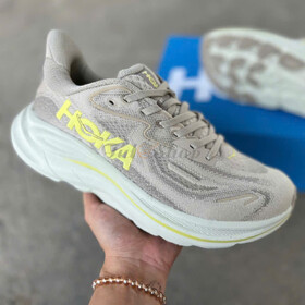 Hoka Clifton 10 Raw Linen Stone