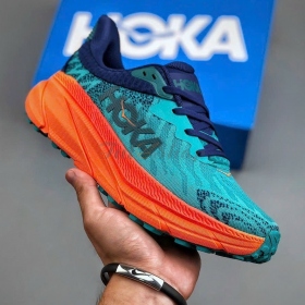 Hoka M Challenger Atr 7 Mint Orange Navy