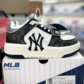 MLB Chunky Liner Black White NY Monogram