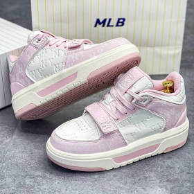 MLB Chunky Liner Mid Classic Monogram NY Pink
