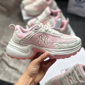 MLB Curve Runner Pink White