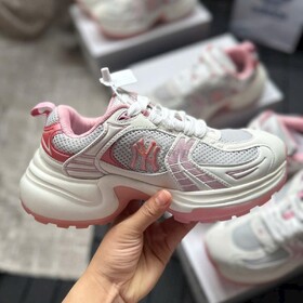 MLB Curve Runner White Pink