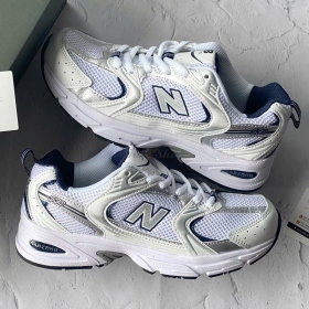 New Balance 530 Retro Running White Silver Navy