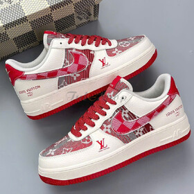 Nike Air Force 1 LV White Cream Red