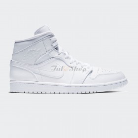 Nike Air Jordan 1 Mid Triple White