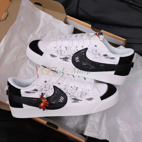 Nike Blazer Low 77 Paint Splatter Horse