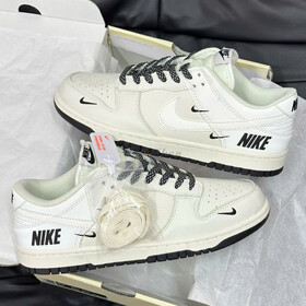Nike Dunk Low Double Hook Black White