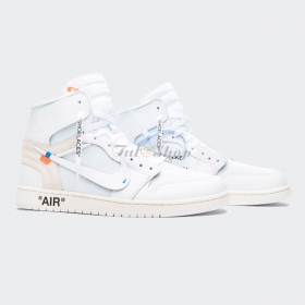 Off white x Air jordan 1 White Like Auth